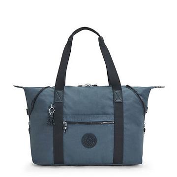 Torby Tote Kipling Art Medium Granatowe Szare | PL 1758IL